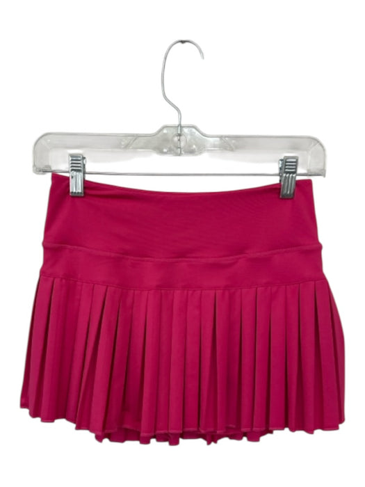 Goldhinge Size Est S Magenta Waist Band Pleated Athletic Skort Magenta / Est S