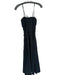 Onia Size S Black Lycocell Spaghetti Strap smocked Maxi Lined Dress Black / S