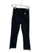 Mother Size 25 Black Cotton Blend High Waist Straight Leg Raw Hem Jeans Black / 25