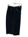 Pistola Size 25 Black & Tan Cotton High Waist Stitching Detail Slit Denim Skirt Black & Tan / 25