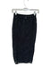 Fleur du Mal Size S Black Nylon Blend Elastic Waist Lace Sheer Midi Skirt Black / S