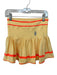 FP Movement Size XS/S Yellow & Orange Nylon Waist Band Textured Athletic Skort Yellow & Orange / XS/S