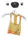 FP Movement Size XS/S Yellow & Orange Nylon Racerback Perforated Sports Bra Top Yellow & Orange / XS/S