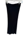 by Together Size S Black Viscose Blend Elastic Waist Slit Ribbed Midi Skirt Black / S