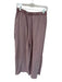 Zara Size S Purple Cotton Drawstring Wide Leg Lounge Pants Purple / S