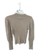 525 Size S Oatmeal Rayon Blend Long Sleeve Cable Knit Sweater Oatmeal / S