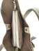 Zara Cream Vegan Leather Top Handle Charms Snap Closure Bag Cream / S
