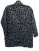 Jade Size S Gray & Black Acrylic Long Sleeve Animal Print Long Jacket Gray & Black / S