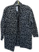 Jade Size S Gray & Black Acrylic Long Sleeve Animal Print Long Jacket Gray & Black / S