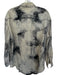 We The Free Size XS Taupe & Gray Cotton Long Sleeve Tie Dye Oversized Top Taupe & Gray / XS