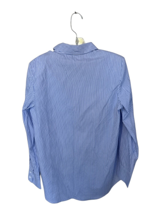 Grey Lab Size XS Blue & White Polyester Blend Long Sleeve Striped Top Blue & White / XS