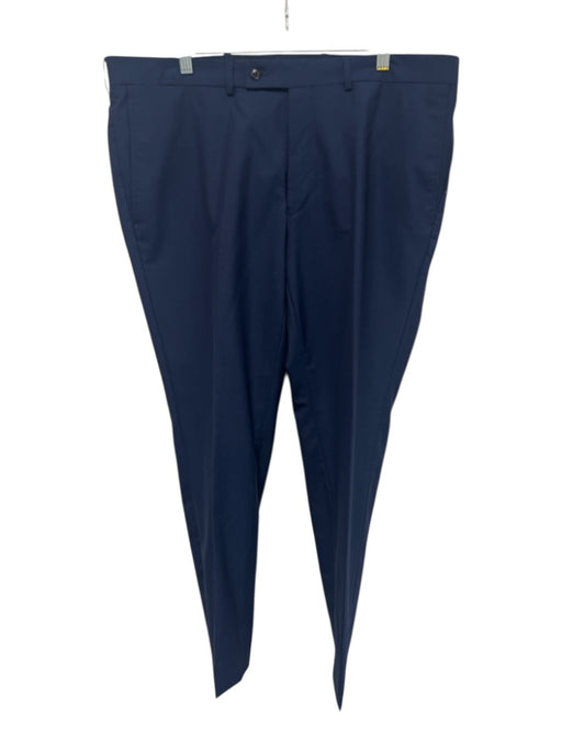 Ted Baker Size 38 Blue Wool Blend Solid Dress Men's Pants Blue / 38