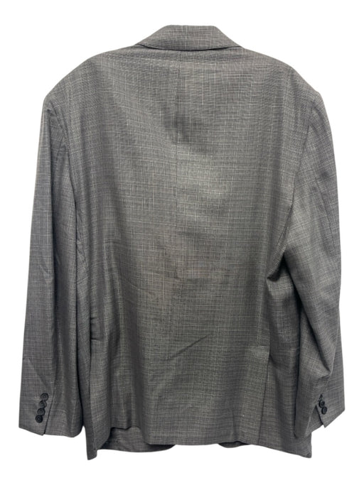 Samuelsohn Gray Linen Blend Solid 2 Button Men's Blazer Gray / 44r