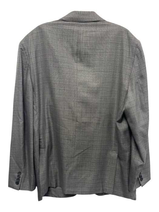 Samuelsohn Gray Linen Blend Solid 2 Button Men's Blazer Gray / 44r