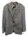 Samuelsohn Gray Linen Blend Solid 2 Button Men's Blazer Gray / 44r