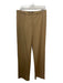 Weekend Max Mara Size 10 Beige Polyester Blend Mid Rise Straight Leg Pants Beige / 10