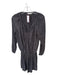 Ramy Brook Size XXS Gray Polyester Long Balloon Sleeve Snake Print Lace Up Dress Gray / XXS
