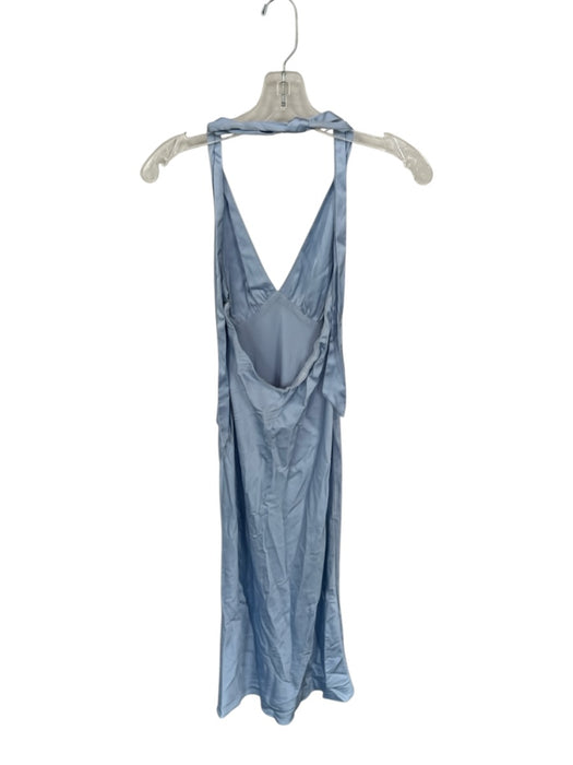 Abercrombie & Fitch Size XXS Blue Polyester Open Back Tie Dress Blue / XXS