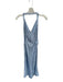 Abercrombie & Fitch Size XXS Blue Polyester Open Back Tie Dress Blue / XXS