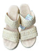 Beach by Matisse Shoe Size 6 Tan Straw Double Strap Wedge Sandal Shoes Tan / 6