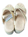 Beach by Matisse Shoe Size 6 Tan Straw Double Strap Wedge Sandal Shoes Tan / 6