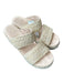 Beach by Matisse Shoe Size 6 Tan Straw Double Strap Wedge Sandal Shoes Tan / 6