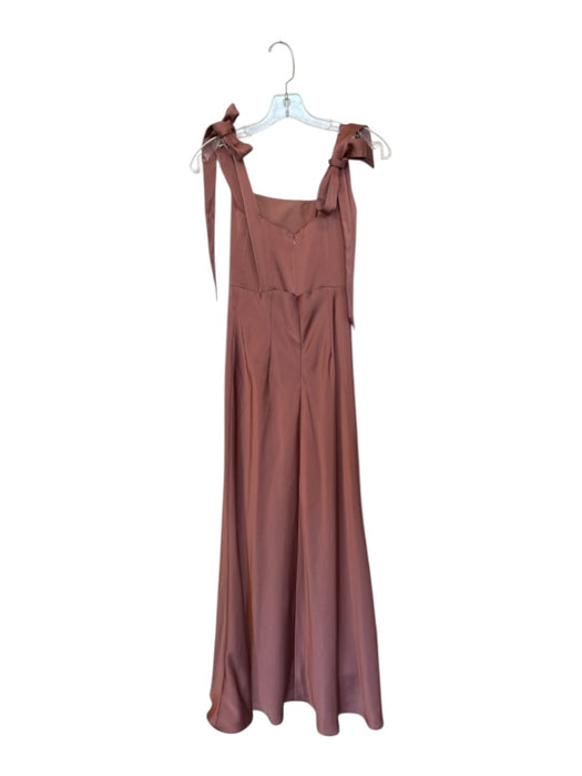 Birdie Grey Size XS Mocha Polyester Sleeveless Boning Slit Gown Mocha / XS