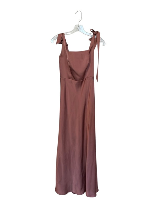 Birdie Grey Size XS Mocha Polyester Sleeveless Boning Slit Gown Mocha / XS