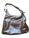 Hobo Brown Leather Shoulder Strap Zip Close Bag Brown / M