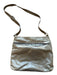 Hobo Taupe & Silver Leather Outer Pocket Crossbody silver hardware Bag Taupe & Silver / S