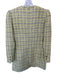 Tuckernuck Size S White & Lime Green Print Tweed Polyester Gold Hardware Dress White & Lime Green Print / S