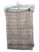 Burberry Pink, Brown & White Cashmere Plaid Fringe Rectangle Long scarf Pink, Brown & White / Medium