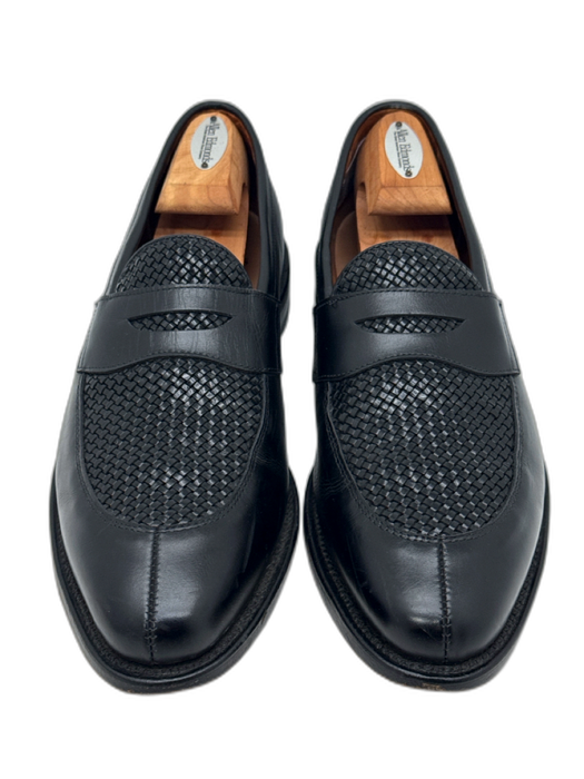 Allen Edmonds Shoe Size 10.5 AS IS Black Leather Solid Low Top Men's Shoes Black / 10.5