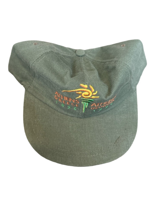 Olympics New Green & Orange Print Cotton Olympics Men's Hat