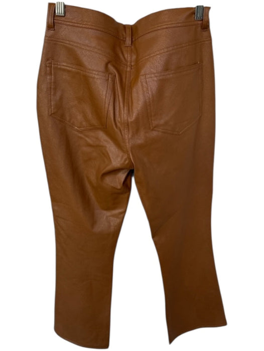 Paige Size 28 Brown Vegan Leather High Waist Bootcut Pants Brown / 28