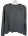 Minnie Rose Size XS Gray & Silver Cotton Blend Long Sleeve Studded Sweater Gray & Silver / XS