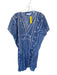 India Collection Emerson Fry Size One Size Blue & White Cotton Batwing Dress Blue & White / One Size