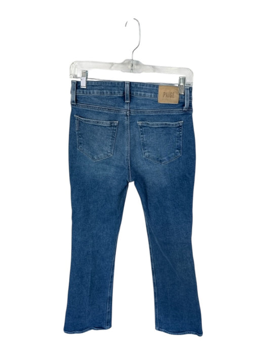 Paige Size 27 Med Light Wash Cotton Blend High Waist Mini Boot Jeans Med Light Wash / 27