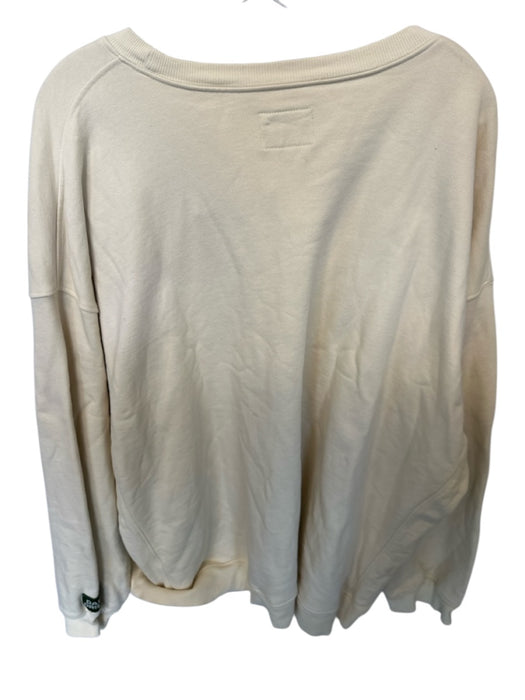 Daily Drills Size M/L Tan Cotton Long Sleeve Crew Neck Athletic Sweatshirt Tan / M/L