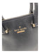 Kate Spade Black Leather Saffiano Silvertone hardware Bag Black