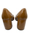 Bibi Lou Shoe Size 38 Beige Patent Leather Block Heel Square Toe Jeweled Pumps Beige / 38
