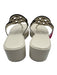 Tory Burch Shoe Size 9 White Leather Logo Thong Strap Platform Sandals White / 9