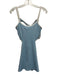 FP Movement Size Est S Light Blue Polyester Cross Back Cut Out Back Dress Light Blue / Est S