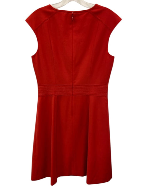 Tory Burch Size 8 Red No Fabric Tag Sleeveless Zip Back Knee Length Pants Red / 8