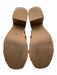 Tory Burch Shoe Size 8M Brown Leather open toe Block Heel Platform Sandals Brown / 8M