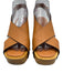 Tory Burch Shoe Size 8M Brown Leather open toe Block Heel Platform Sandals Brown / 8M