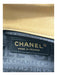 Chanel Black & Beige Lambskin Leather Gold hardware Quilted Turnlock Bag Black & Beige / Small