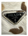 Prada White, Brown, Tan Pony Hair Leather Leopard Acrylic Chain Strap Hobo Bag White, Brown, Tan / Medium