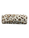 Prada White, Brown, Tan Pony Hair Leather Leopard Acrylic Chain Strap Hobo Bag White, Brown, Tan / Medium