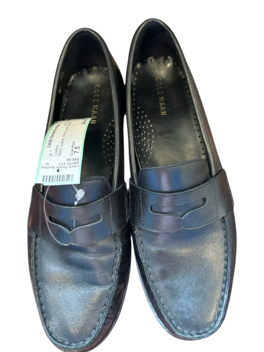 Cole Haan Shoe Size 7.5 Black Leather Penny Loafer Loafers Black / 7.5